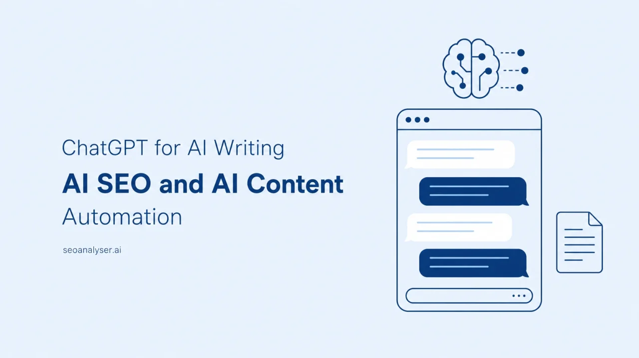 ChatGPT for AI Writing, AI SEO AI Content Automation